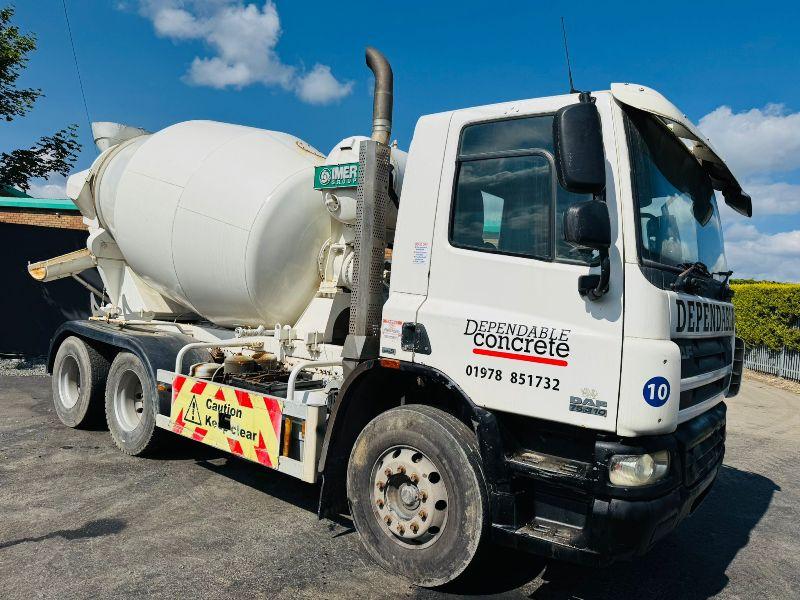 DAF CF75.310 E CONCRETE TRUCK *C/W MANUAL GEARBOX*VIDEO*