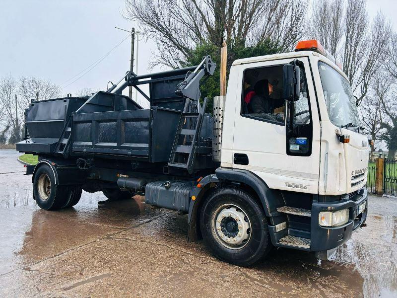 IVECO 180E24 4X2 HOT BOX LORRY C/W SELF LOADING STONE CHIPPING BOX *VIDEO*