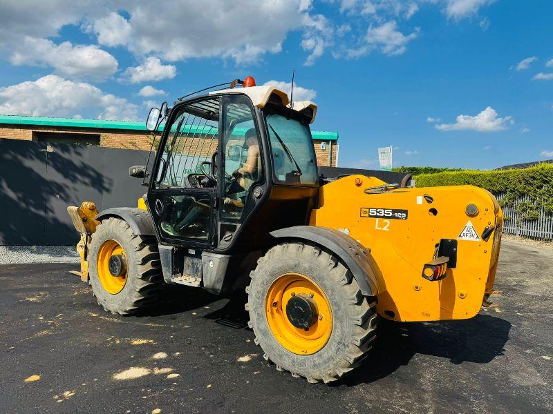 JCB 535-125 HI VIZ TELEHANDLER*YEAR 2012*C/W PALLET TINES*