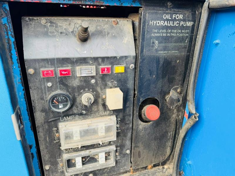 VT1 LIGHTING TOWER *C/W 3 CYLINDER KUBOTA ENGINE*