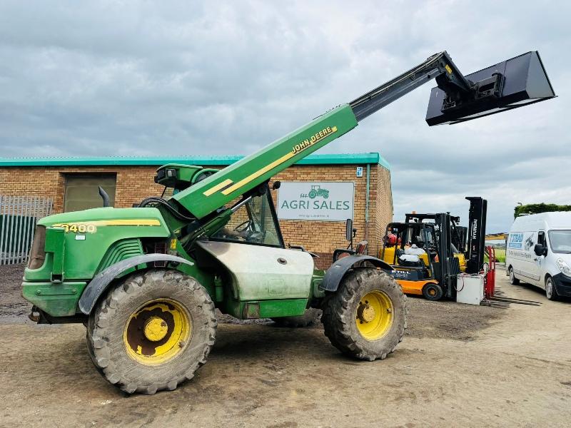 JOHN DEERE 3400 TELEHANDLER*C/W BUCKET*VIDEO*