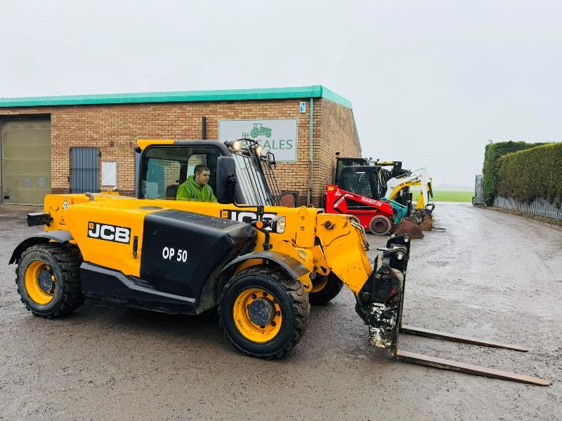JCB 525-60 HI VIZ TURBO TELEHANDLER*YEAR 2019*C/W BUCKET & TINES*VIDEO*
