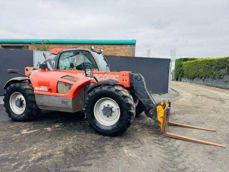 MANITOU MLT 741 TELEHANDLER*C/W BUCKET & PALLET TINES*VIDEO*