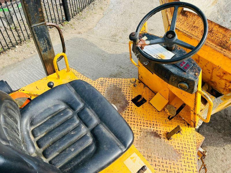 THWAITS ALLDRIVE 4WD SWIVEL TIP DUMPER C/W ROLE BAR *VIDEO*