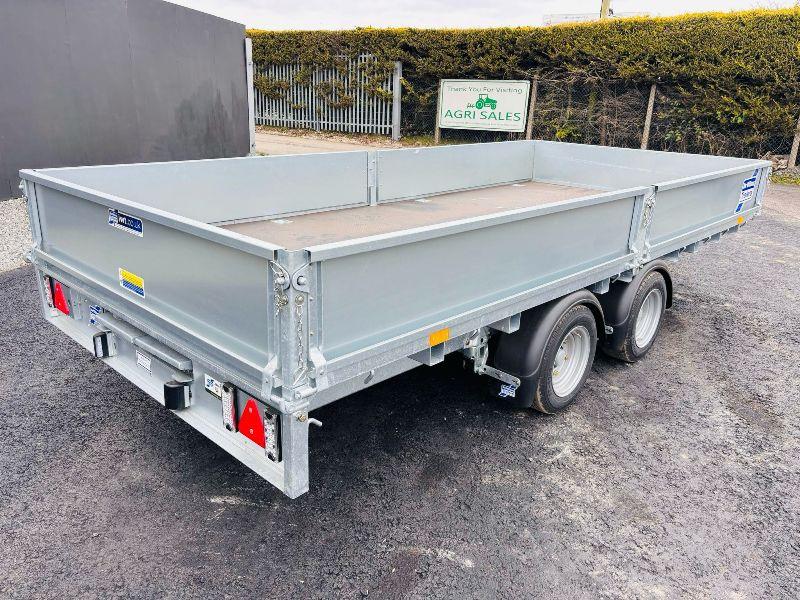 *NEW UNUSED 2025* IFOR WILLIAMS 14FT 6 TWIN AXLE TRAILER *C/W SIDES AND RAMP* (CHOICE OF 8)