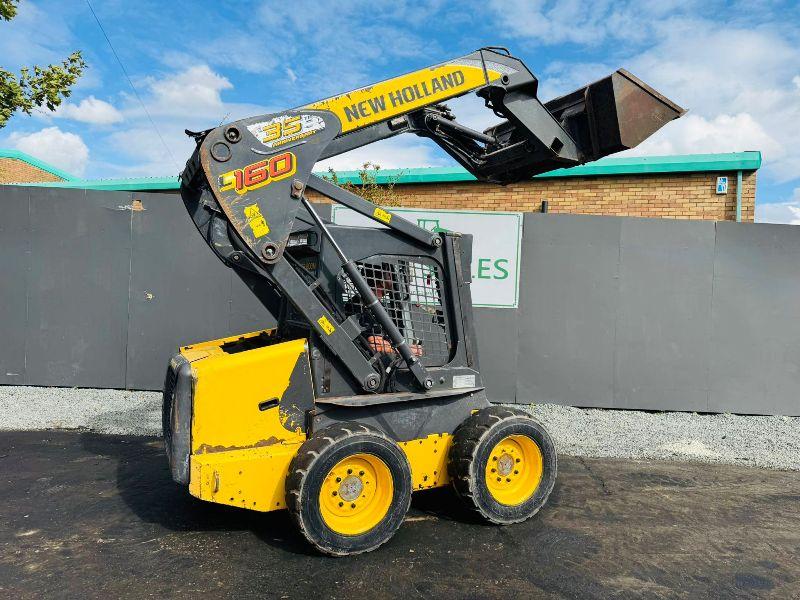 NEW HOLLAND L160 SKIDSTEER LOADER*C/W BUCKET*VIDEO*