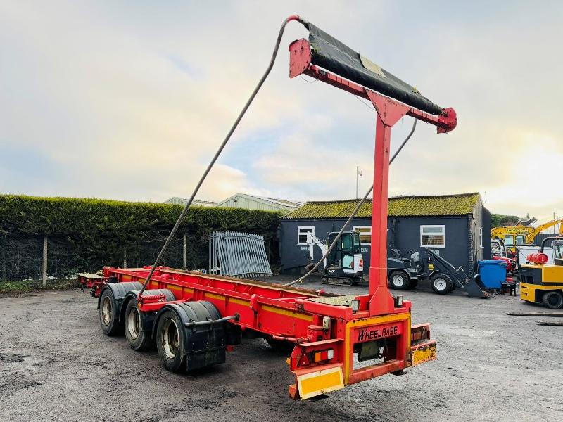 TRI AXLE HOOK LOADER TRAILER*C/W EASY SHEET*VIDEO*