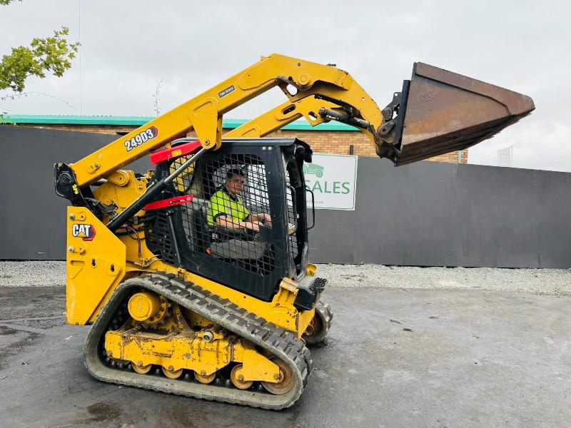 CATERPILLAR 249D3 TRACKED SKIDSTEER*C/W BUCKET*YEAR 2019*VIDEO*