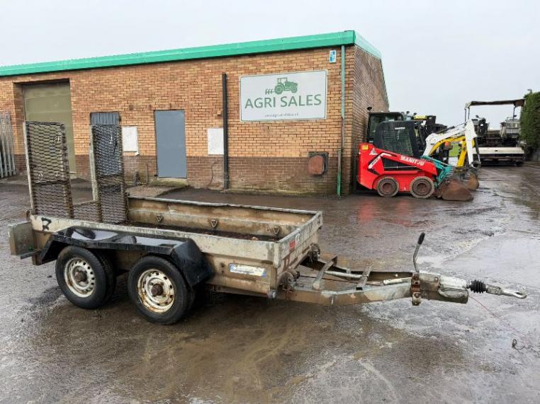 DOUBLE AXLE TRAILER*C/W DROP DOWN RAMP*VIDEO*