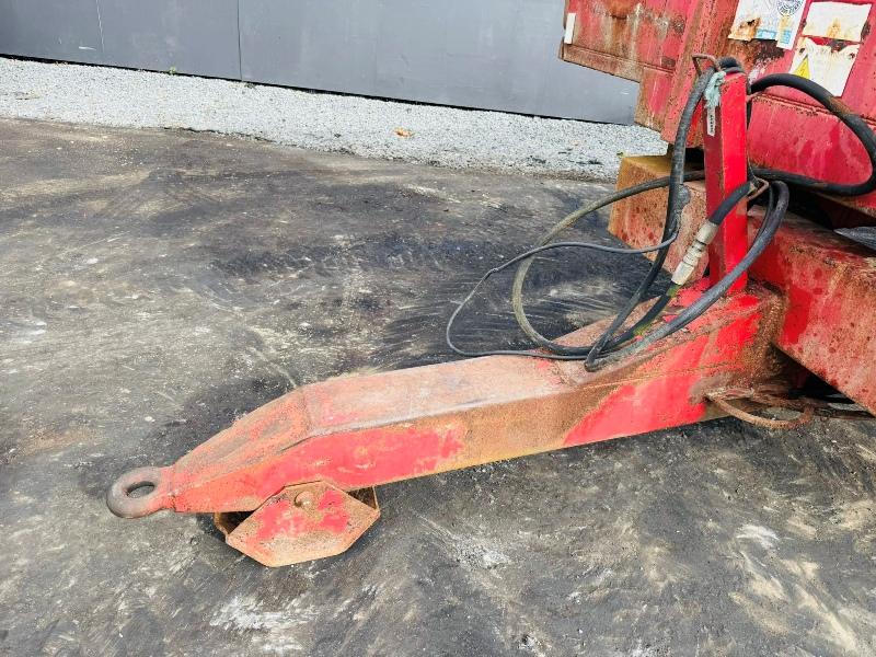 TRIFFITT 10 TONNE HYDRAULIC TIPPING TRAILER*C/W REAR BACKDOOR AND SHOOT*VIDEO*
