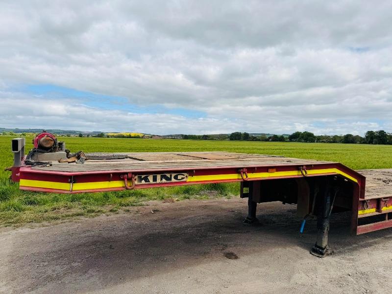 KING LOW LOADER TRAILER*C/W RAMPS AND WINCH*VIDEO*