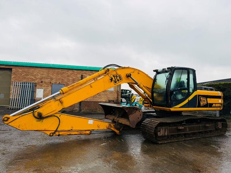 JCB JS200L EXCAVATOR*1 OWNER FROM NEW*C/W BUCKET*VIDEO*