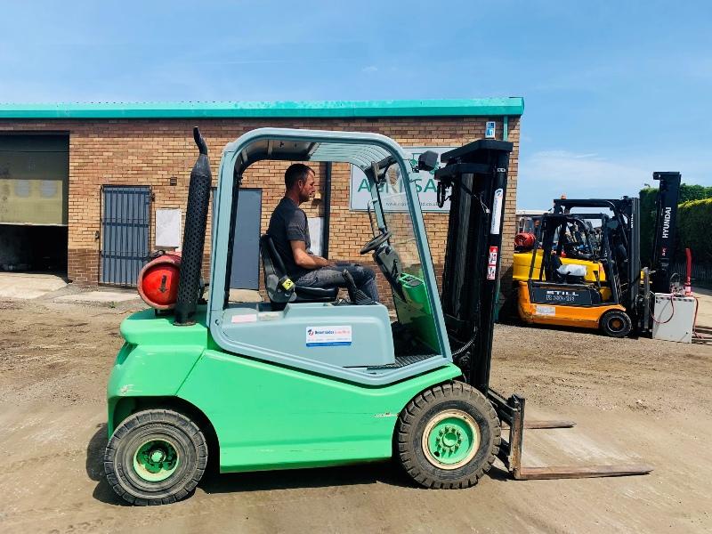CESAB DRAGO 250E GAS FORKLIFT*C/W SIDESHIFT*VIDEO*