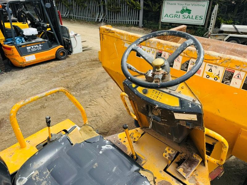 THWAITES 7 TONNE STRAIGHT TIP DUMPER*C/W PERKINS ENGINE*VIDEO*