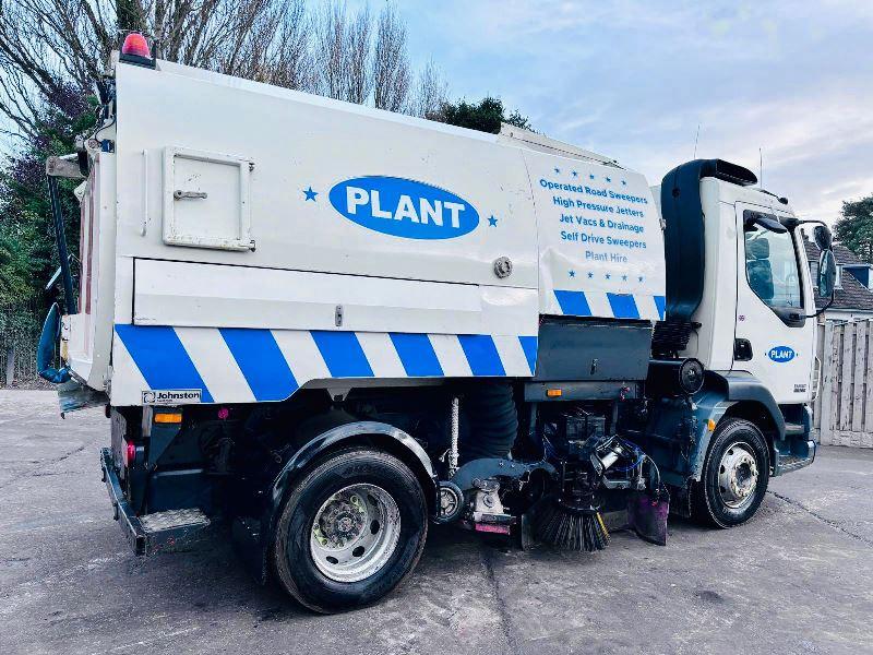 DAF LF55 4X2 JOHNSTON ROAD SWEEPER C/W MANUAL GEAR BOX *VIDEO*