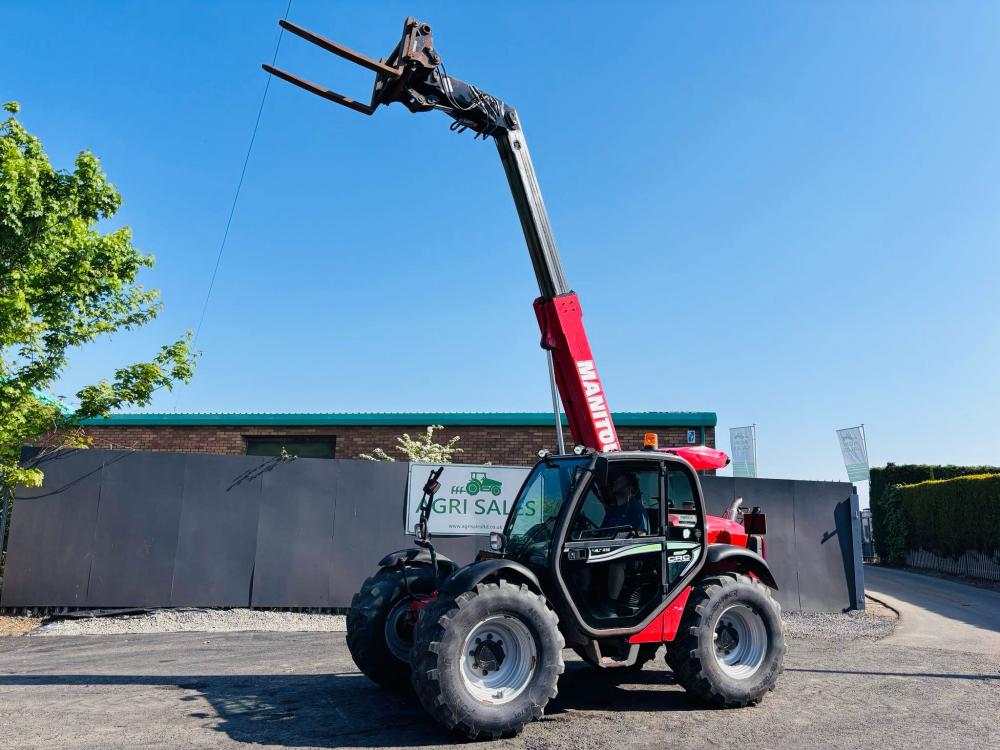 MANITOU 629 TURBO TELEHANDLER *AG SPEC* C/W PALLET TINES*YEAR 2016*VIDEO*