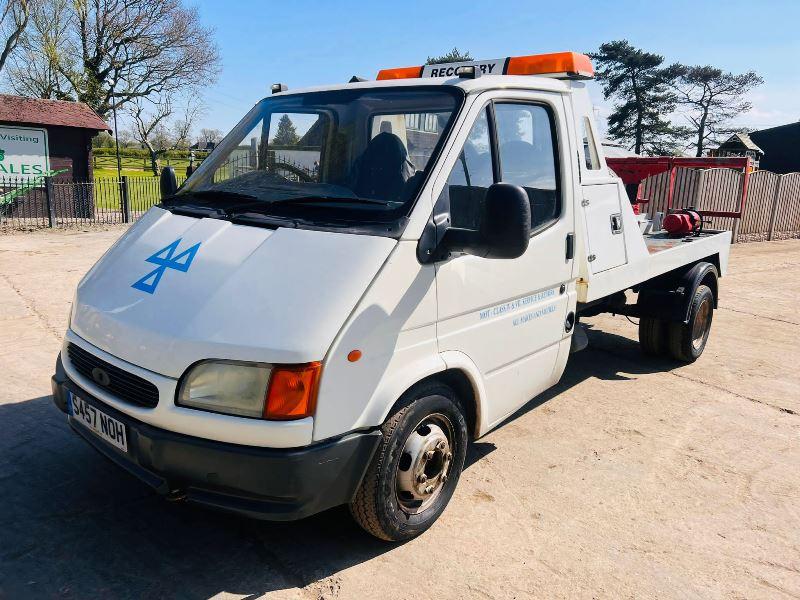 FORD TRANSIT 4X2 RECOVERY TRUCK *MOT'D TILL 16TH MAY* C/W EXTENDED SPEC LIFT *VIDEO*