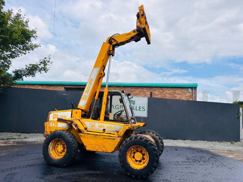 JCB 520 TELEHANDLER*AG SPEC*READING 3111 HOURS*VIDEO*