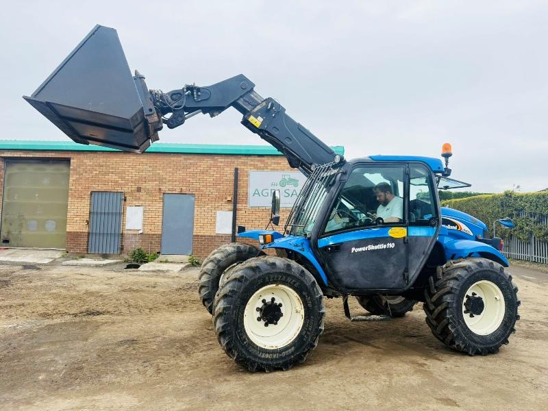 NEW HOLLAND LM425A TURBO TELEHANDLER*C/W BUCKET*VIDEO*