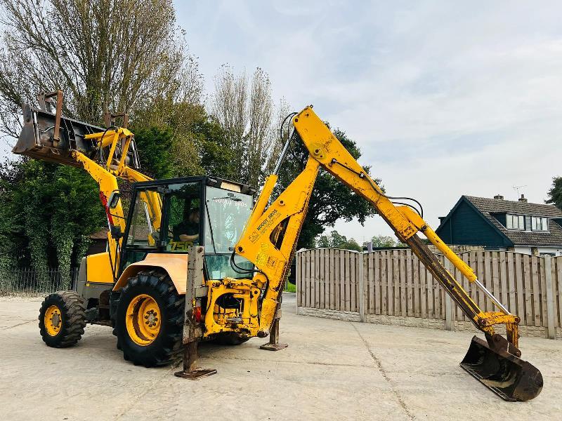 FERMEC 750 4WD BACKHOE DIGGER C/W EXTENDING DIG *VIDEO*