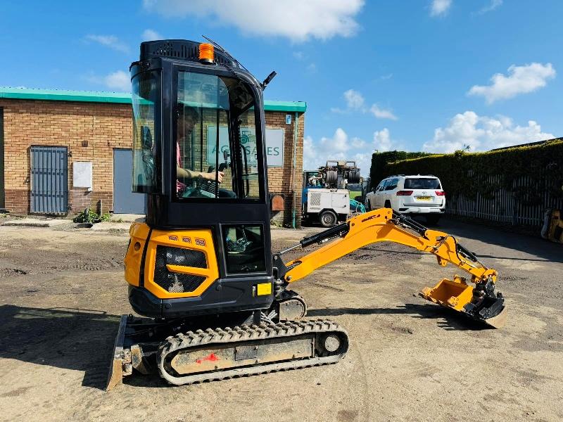 AUGER NM-E18 MINI EXCAVATOR*ONLY 56 HOURS*C/W KUBOTA ENGINE*YEAR 2025*VIDEO*