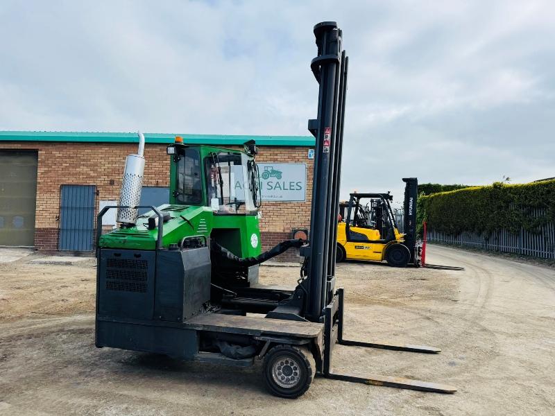 COMBILIFT C4000 DIESEL TRUCK MOUNTED FORKLIFT*C/W FORK POSITIONER*VIDEO*