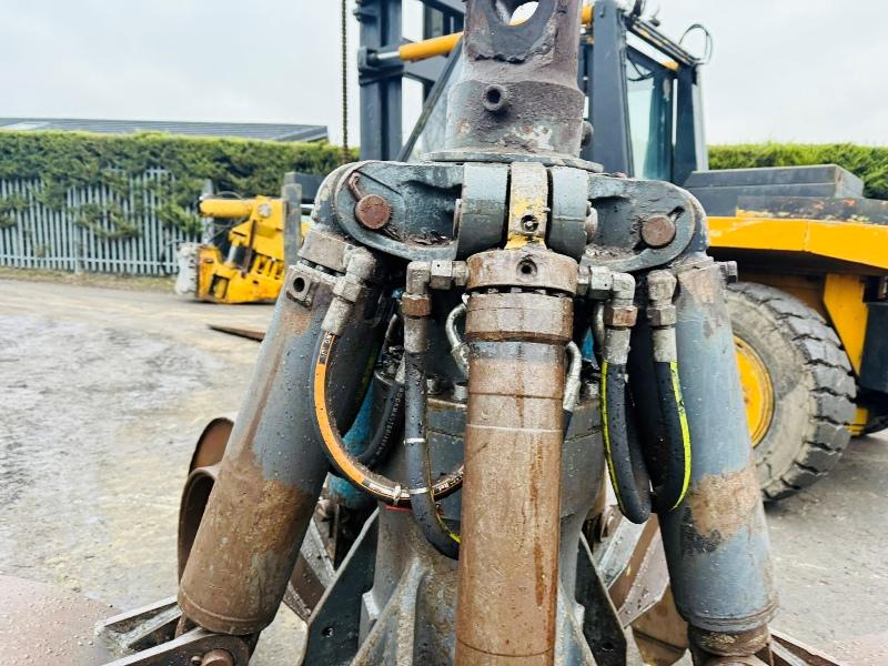 TEREX FUCHS HDMS 5 TINE HYDRAULIC SCRAP GRAB*YEAR 2015*VIDEO*