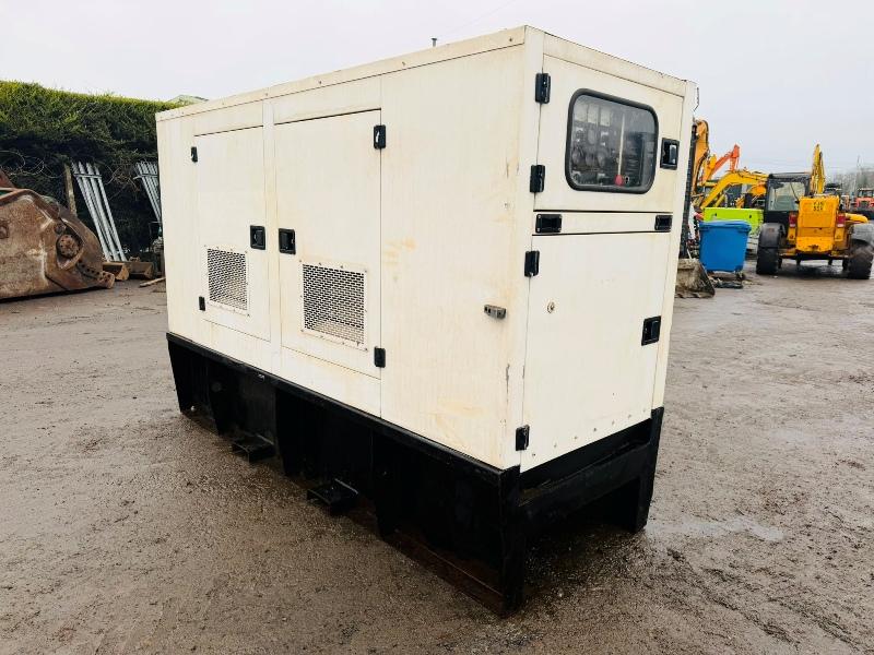 F G WILSON XD80P1 80KVA DIESEL GENERATOR*YEAR 2017*VIDEO*