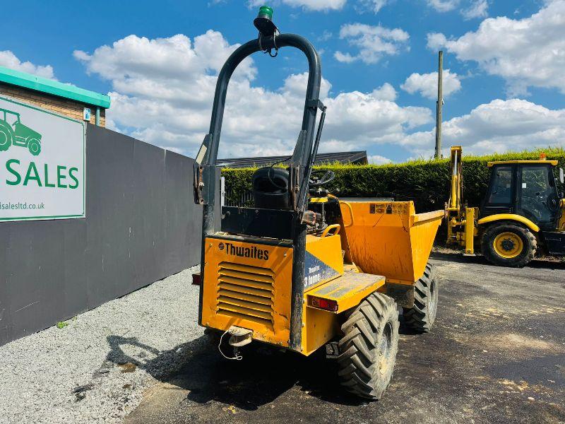 THWAITES 3 TONNE STRAIGHT TIP DUMPER*NON RUNNER*VIDEO*