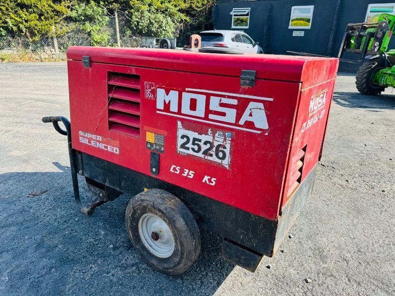 MOSA SUPER SILENT GENERATOR*YEAR 2018*C/W KOHLER ENGINE*VIDEO*