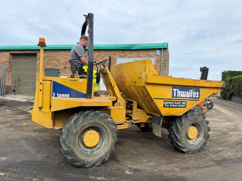 THWAITES 7 TONNE STRAIGHT TIP DUMPER*C/W PERKINS ENGINE*VIDEO*