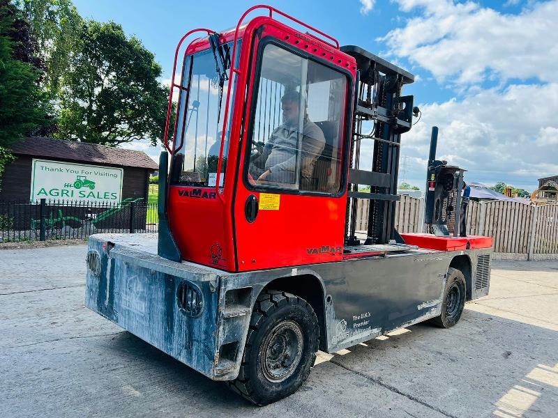 VALMAR VSH70/14/40 SIDE LOADING FORKLIFT *YEAR 2017* C/W TINE POSITIONER *VIDEO*