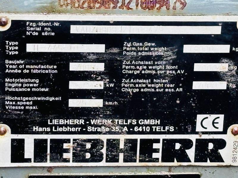 LIEBHERR 445-10 4WD TELEHANDLER *10 METER* C/W PALLET TINES *VIDEO*