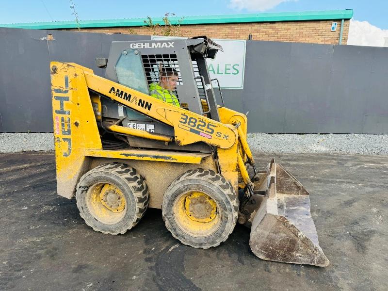 GHEL 3825 SX WHEELED SKIDSTEER*C/W BUCKET*VIDEO*