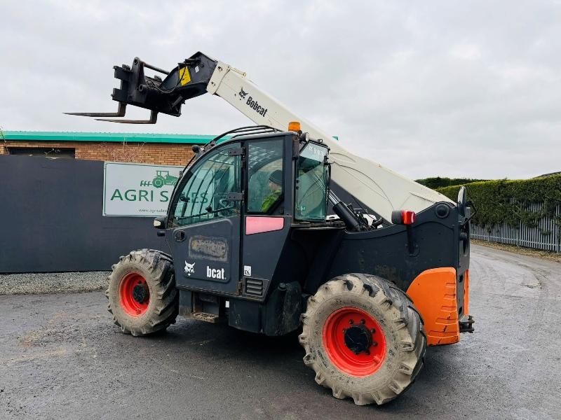 BOBCAT TL470 TELEHANDLER*C/W PALLET TINES*YEAR 2012*5507 HOURS*VIDEO*