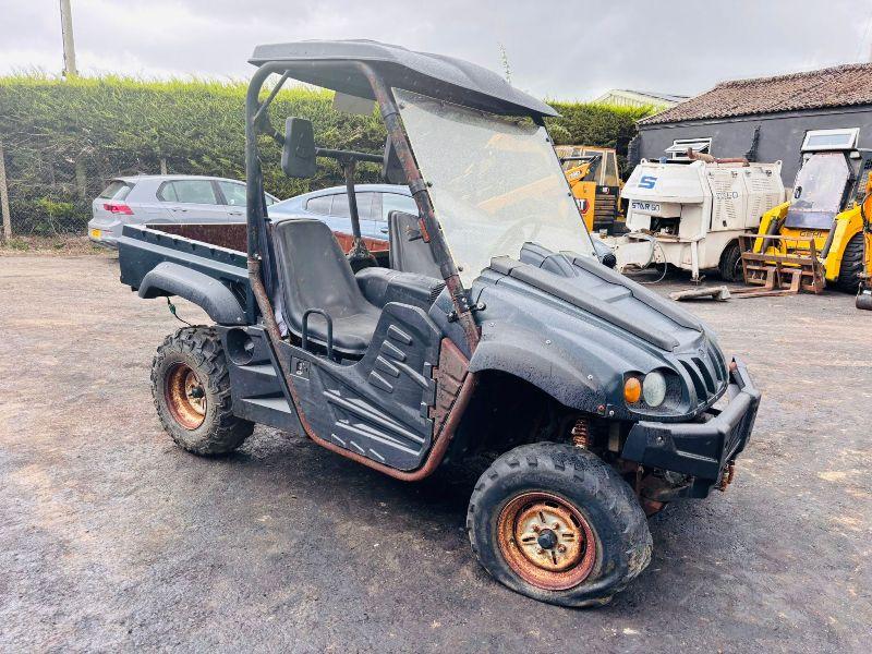 FARR 700 UTV*SPARES AND REPAIRS*ENGINE INCOMPLETE*YEAR 2012*VIDEO*