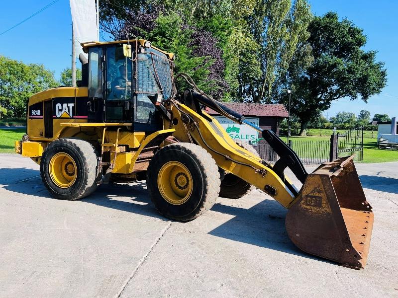 CATTERPILLAR 924G 4WD LOADING SHOVEL C/W REVERSE CAMERA *VIDEO*