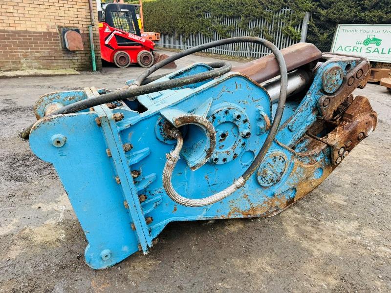 HEAVY DUTY HYDRAULIC DEMOLITION GRAB/GRAPPLE*C/W QUICK HITCH*VIDEO*