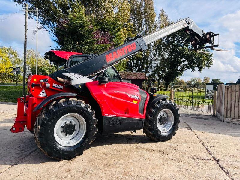 MANITOU MLT 630 115V TELEHANDLER*AG SPEC *C/W PALLET TINES*YEAR 2021*VIDEO*