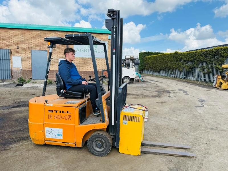 STILL R50-15 FORKLIFT*C/W CHARGER*VIDEO*