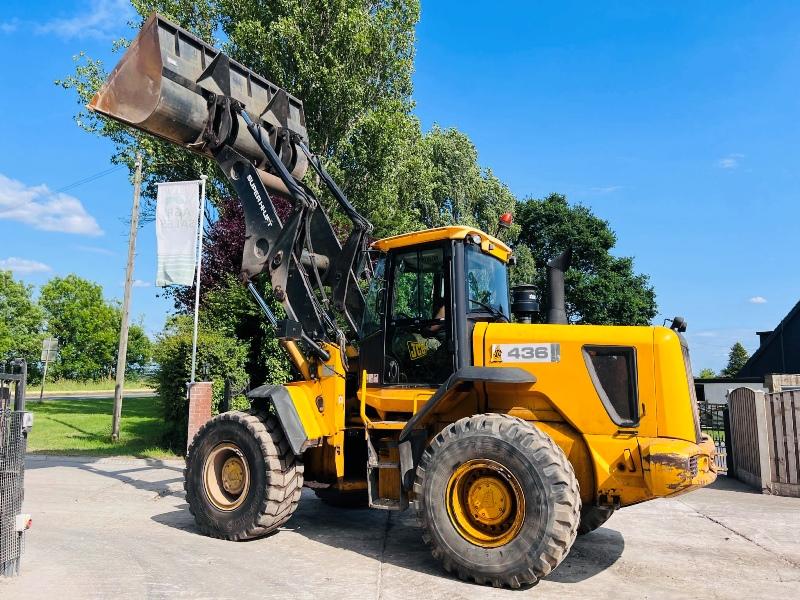 JCB 436EHT 4WD WASTE MASTER LOADING SHOVEL C/W BUCKET *VIDEO*