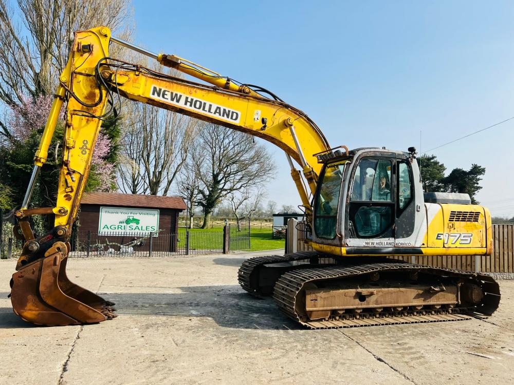 NEW HOLLAND E175 TRACKED EXCAVATOR * YEAR 2006 * C/W QUICK HITCH *SEE VIDEO*