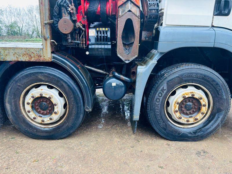 MAN 32.353 DOUBLE DRIVE FLAT BED LORRY *CRANE & SUPPORT LEGS NOT INCLUDED*VIDEO*