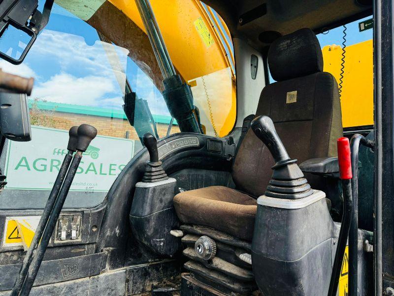 JCB JS145 HRC EXCAVATOR*RUBBER BLOCK PADS*YEAR 2011*VIDEO*
