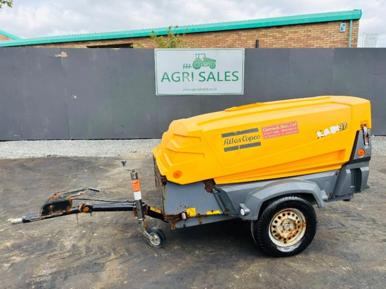 ATLAS COPCO XAS97 TOWABLE AIR COMPRESSOR*YEAR 2014*