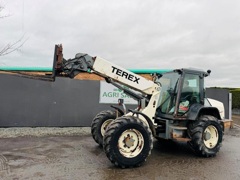 TEREX T250 WHEELED LOADER*C/W PALLET TINES*VIDEO*