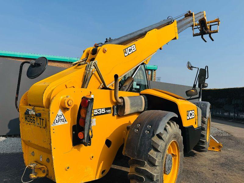 JCB 535-125 HIGH VIS TELEHANDLER *YEAR 2017*C/W PALLET TINES*