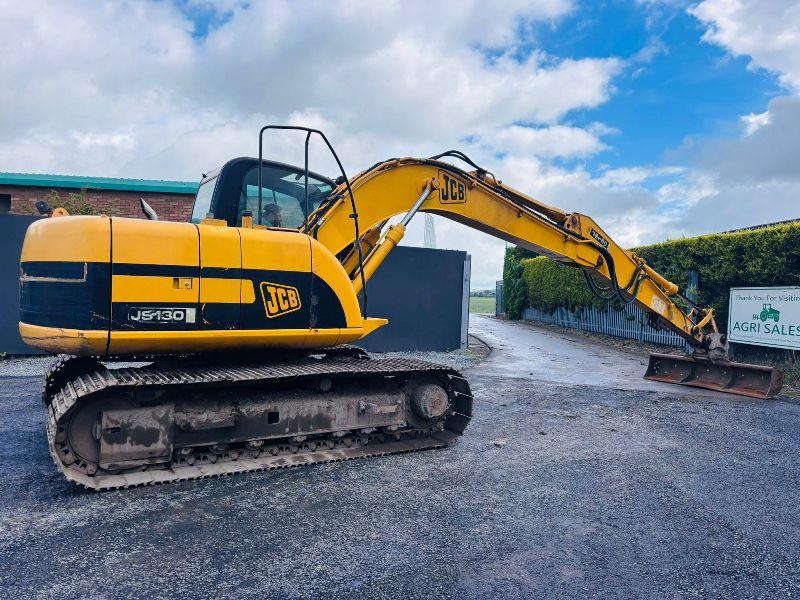 JCB JS130 EXCAVATOR *C/W QH & BUCKET* READING 7889 HOURS*VIDEO*