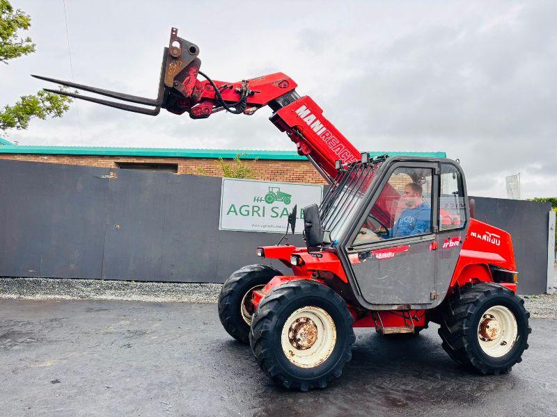 MANITOU MLT 523 TURBO TELEHANDLER*C/W PALLET TINES*VIDEO*