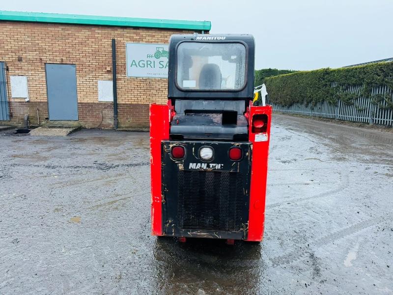 MANITOU 850R SKIDSTEER*C/W BUCKET*ONLY 640 HOURS*YEAR 2022*VIDEO*